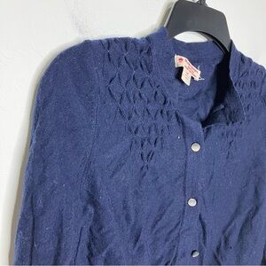 Brooks Brothers merino wool sweater navy blue size medium/small
